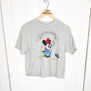 Uniqlo Olympia Le-Tan Minnie Mouse Cropped T Shirt